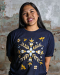 Native American T-Shirt "Long Sunset Walks"