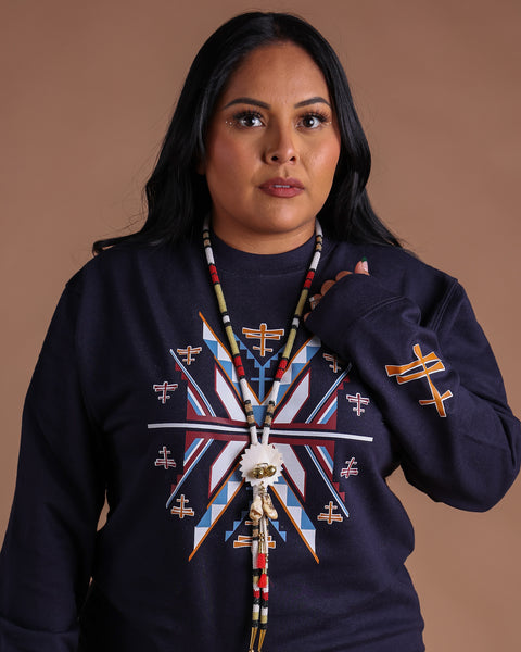 Native American Sweatshirt | "Autumn Sky" design