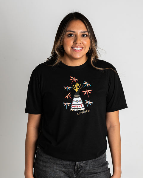 Native American T-Shirt | Native American T-Shirt "Dragon Flies and Summer Days"