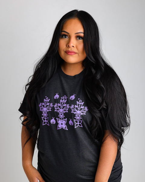 Native American T-Shirt | Lady Bugs and Flower Tops
