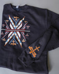 Native American Sweatshirt | "Autumn Sky" design
