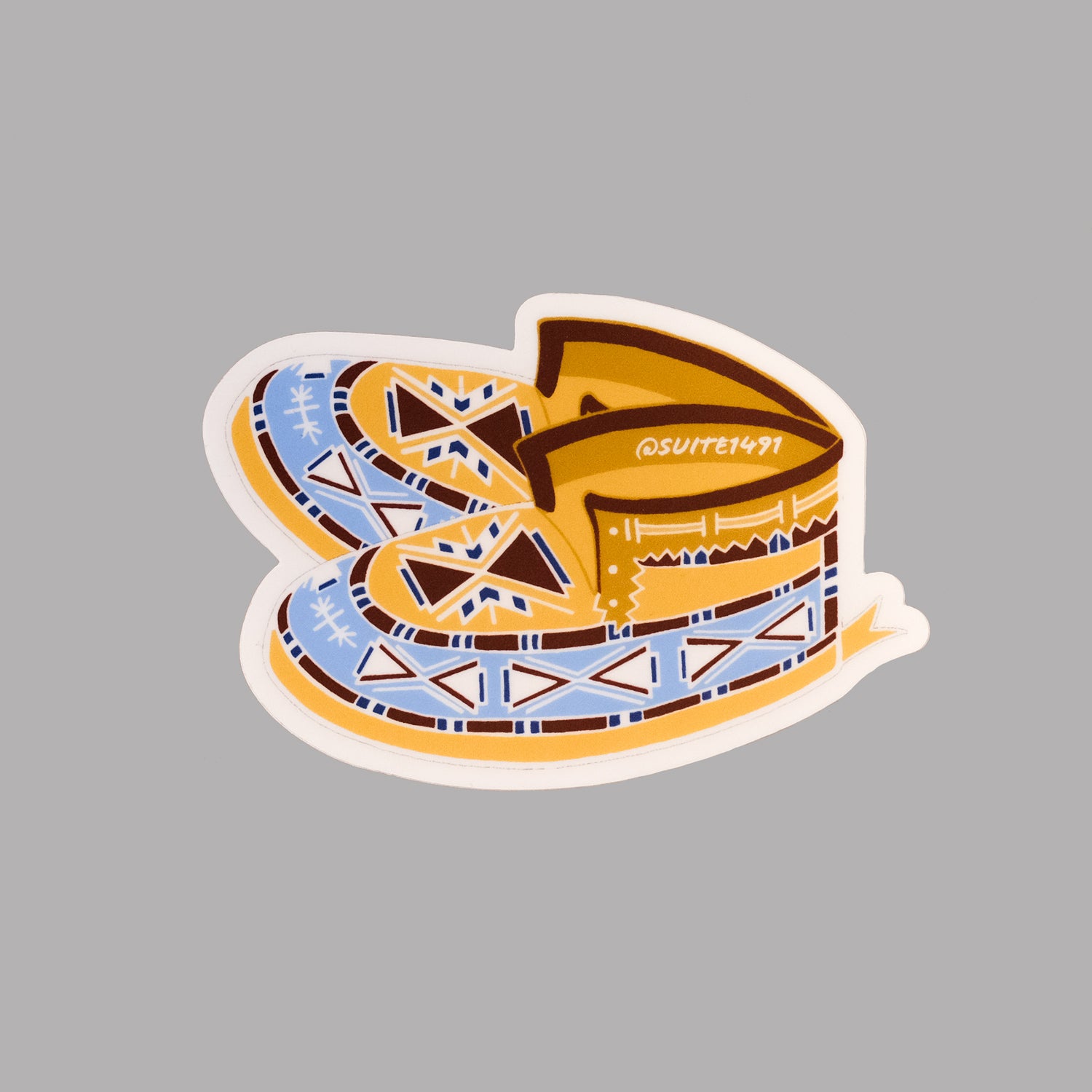 Native American Moccasin | Sticker – suite1491
